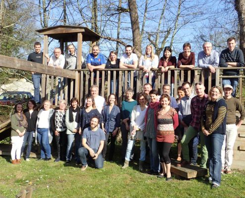 Group photo Bordeaux Mollicute team